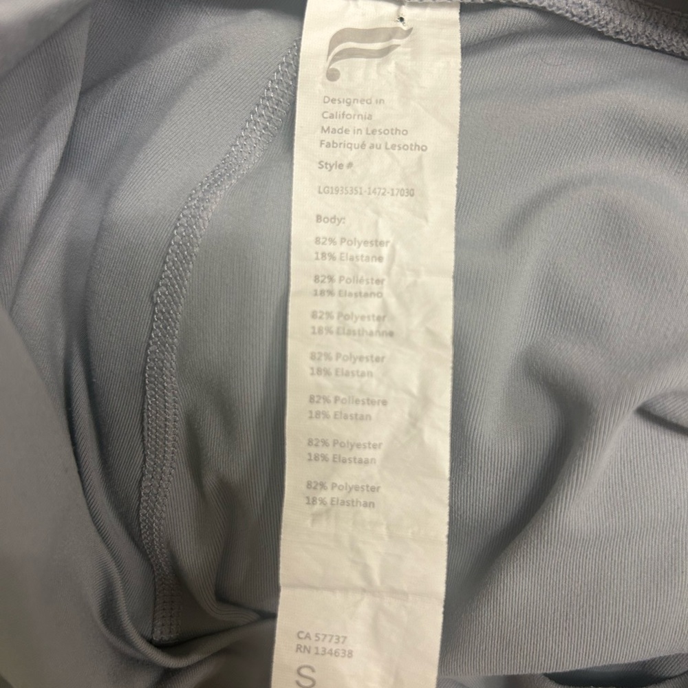 Fabletics Light Gray Leggings - image 3